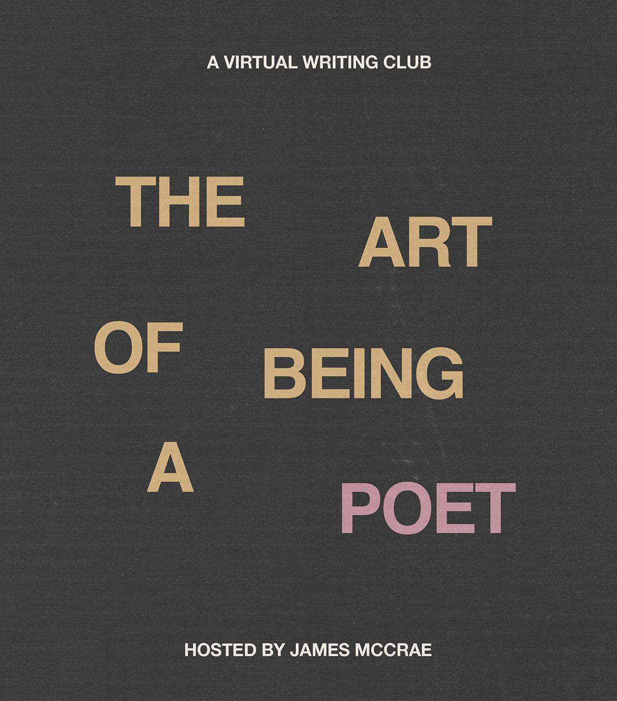 The Art of Being a Poet